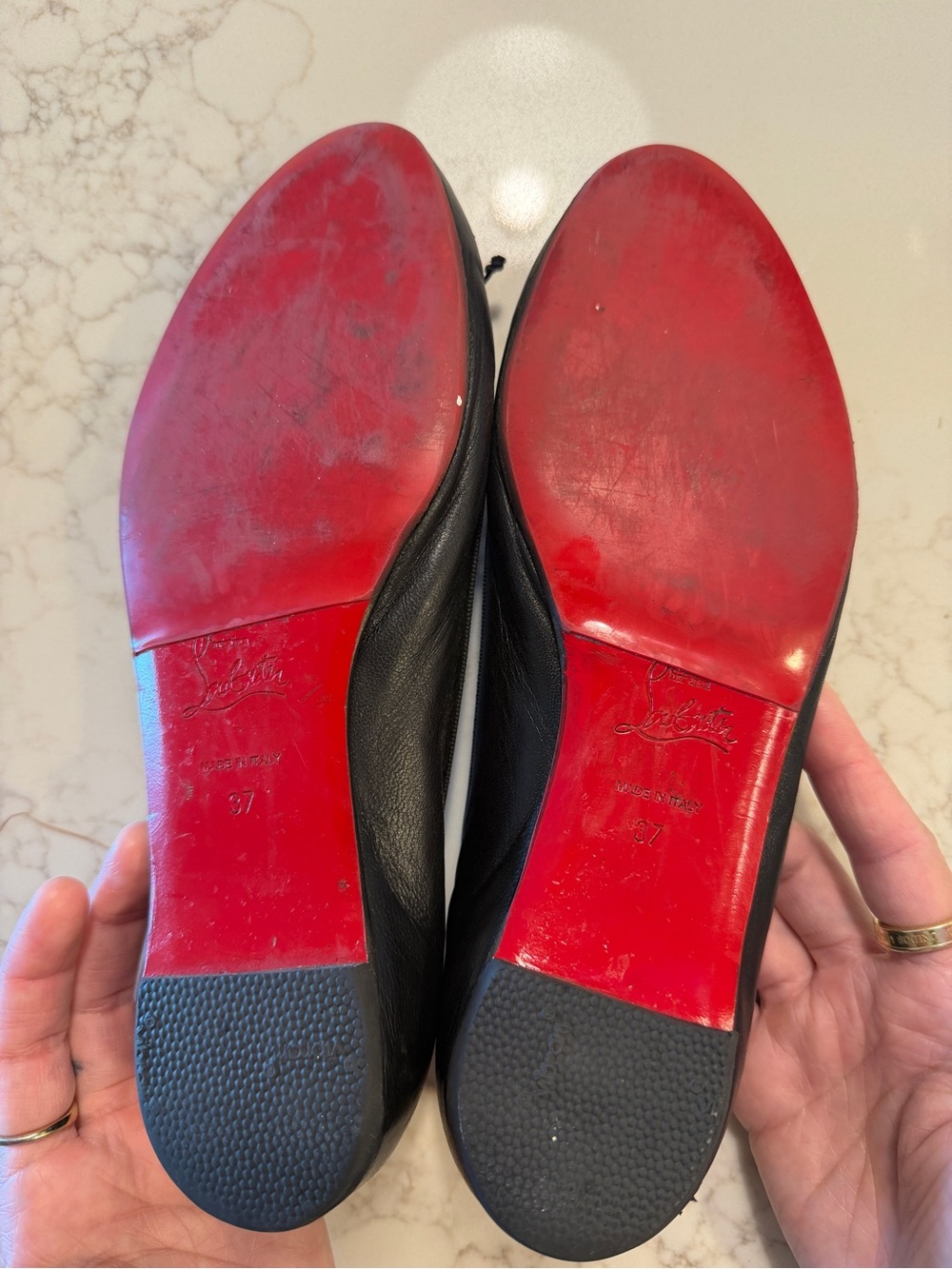 Christian Louboutin Black Ballet Flats - Picture 3 of 5